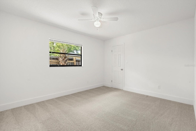 345 W Hornbeam Dr, Longwood, FL 32779 - carpeted empty room featuring baseboards and a ceiling fan