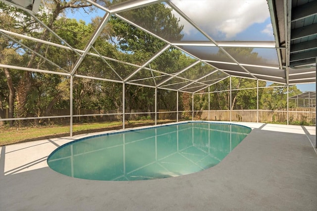 345 W Hornbeam Dr, Longwood, FL 32779 - outdoor pool with a fenced backyard, a patio area, and a lanai