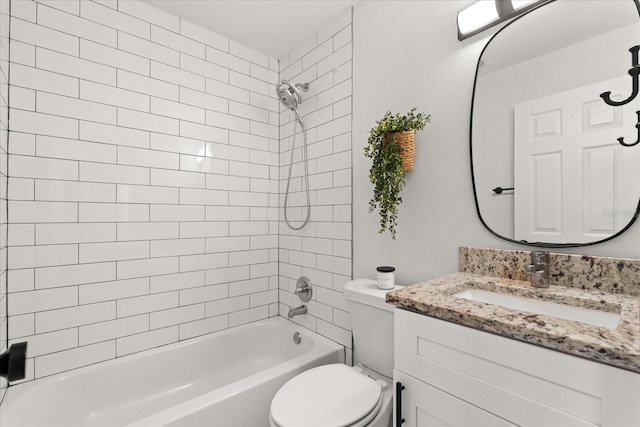 4246 Clarinda St, Orlando, FL 32811 - bathroom with toilet, vanity, and tub / shower combination