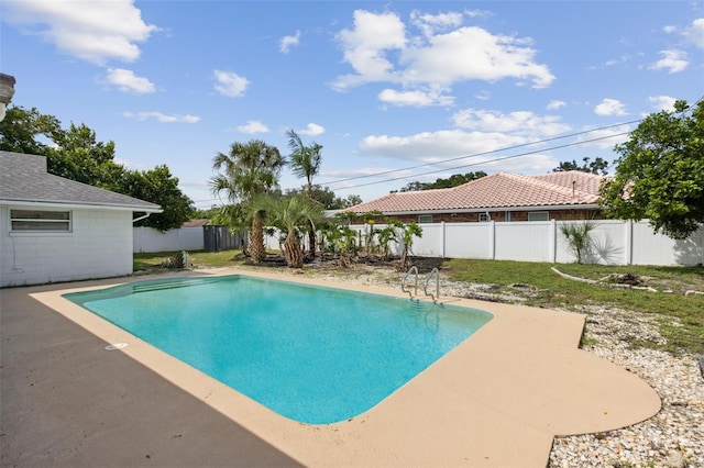 3994 Irma Shores Dr, Orlando, FL 32817 - view of pool with a fenced in pool, a fenced backyard, and a patio area