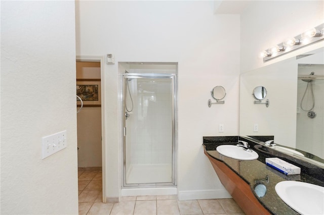 8100 Poinciana Blvd Unit 2109, Orlando, FL 32821 - full bathroom featuring a shower stall, tile patterned floors, and a sink