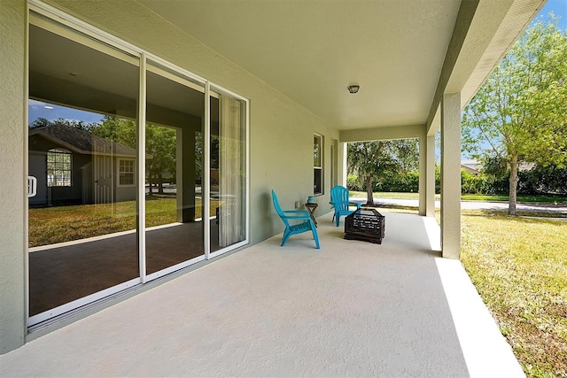 view of patio