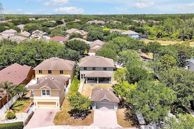 birds eye view of property featuring a residential view