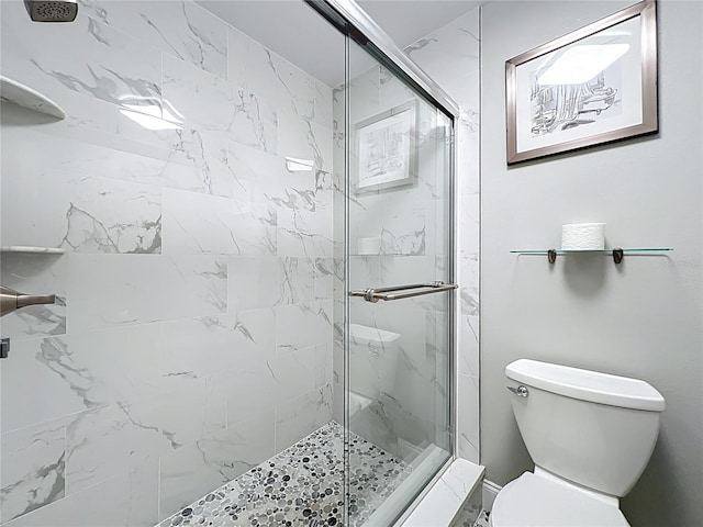 419 Newton Pl, Longwood, FL 32779 - bathroom with toilet and a marble finish shower