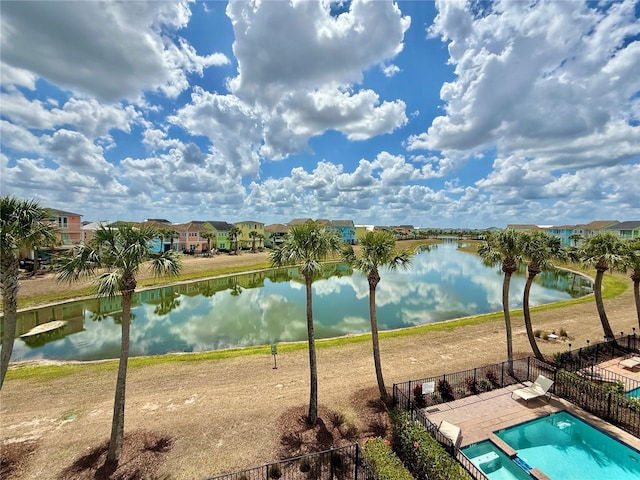 7968 Shaker St, Kissimmee, FL 34747 - water view featuring a residential view and fence