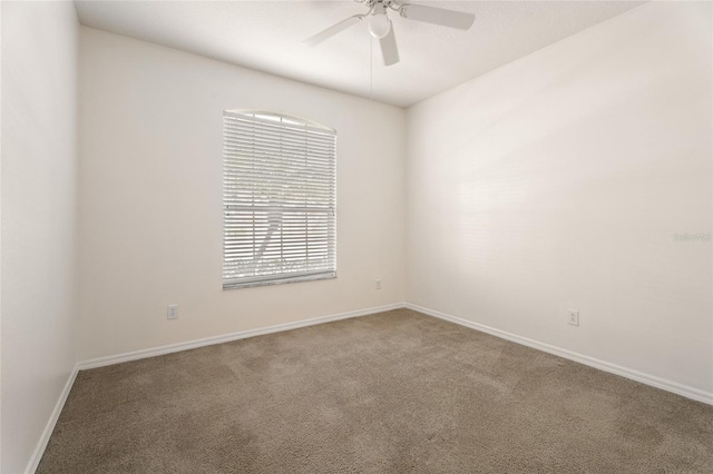 9723 Pecky Cypress Way, Orlando, FL 32836 - carpeted spare room featuring a ceiling fan and baseboards