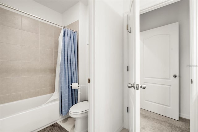2710 Bolzano Dr, Apopka, FL 32712 - bathroom featuring shower / bath combo and toilet