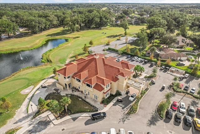 2710 Bolzano Dr, Apopka, FL 32712 - bird's eye view with view of golf course and a water view