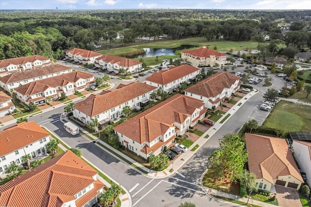2710 Bolzano Dr, Apopka, FL 32712 - aerial view featuring a water view, a residential view, and golf course view