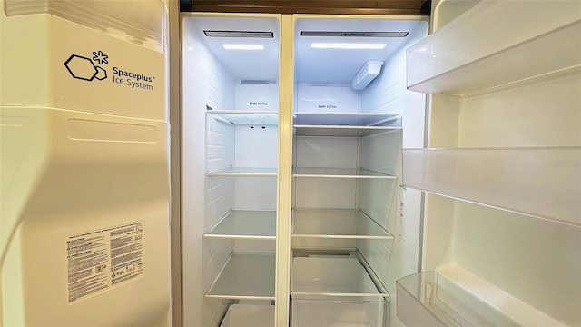 view of storage area