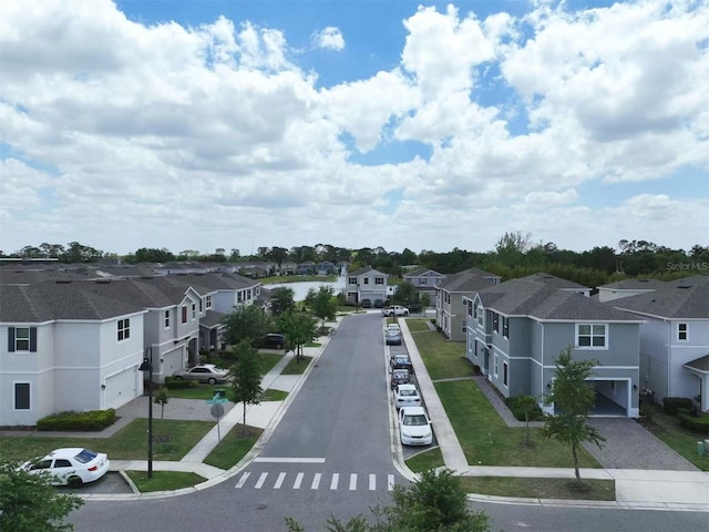exterior space with a residential view