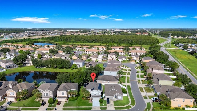 13520 Meadow Bay Loop, Orlando, FL 32824 - aerial view of property's location featuring a large body of water and nearby suburban area