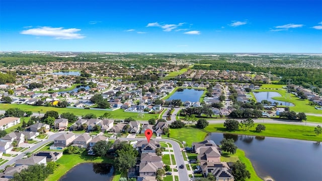 13520 Meadow Bay Loop, Orlando, FL 32824 - aerial view of residential area featuring a large body of water