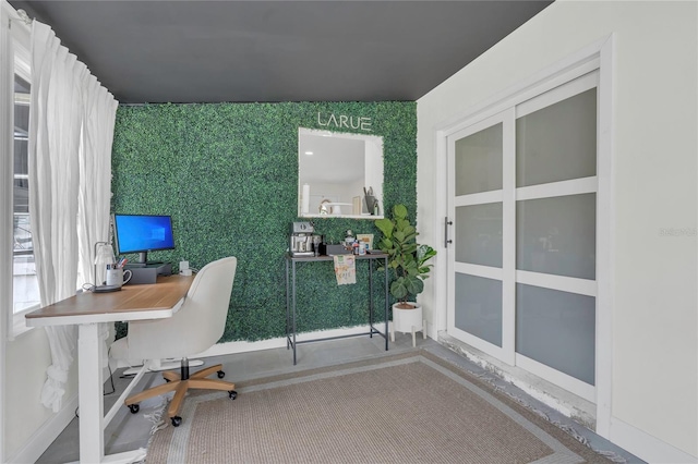 4636 Mesa Verde Dr, Saint Cloud, FL 34769 - office featuring wallpapered walls