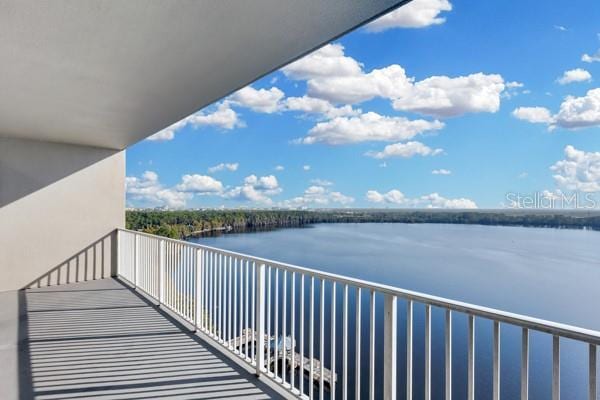 13427 Blue Heron Beach Dr Unit 1205, Orlando, FL 32821 - balcony with a water view