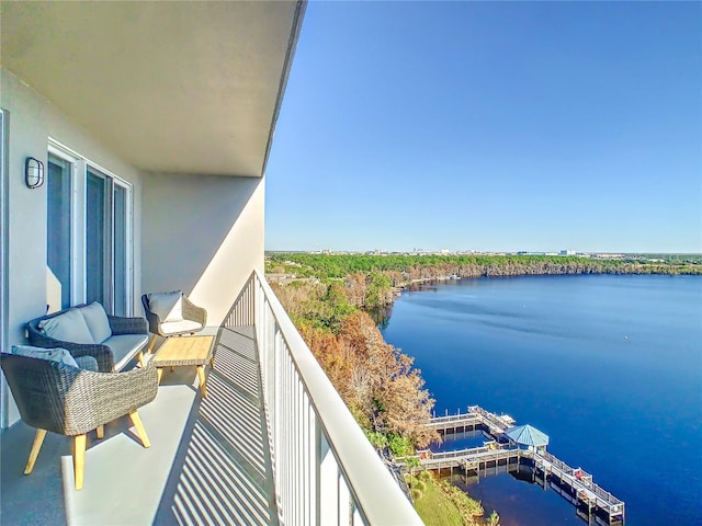 13427 Blue Heron Beach Dr Unit 1205, Orlando, FL 32821 - balcony featuring a water view