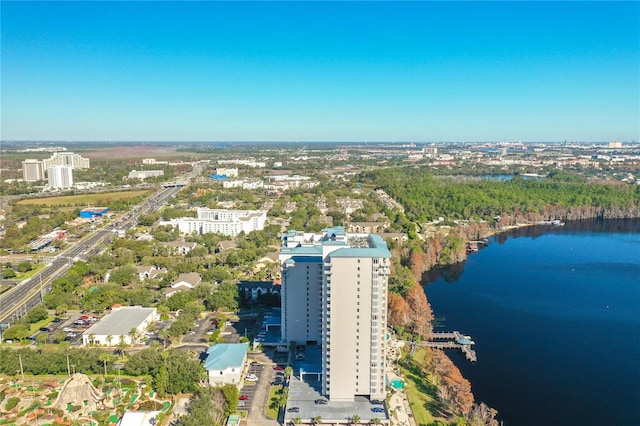 13427 Blue Heron Beach Dr Unit 1205, Orlando, FL 32821 - birds eye view of property with a water view and a view of city