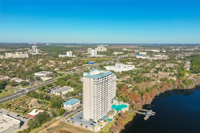 13427 Blue Heron Beach Dr Unit 1205, Orlando, FL 32821 - bird's eye view with a water view and a view of city
