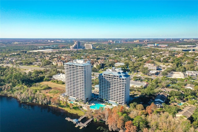 13427 Blue Heron Beach Dr Unit 1205, Orlando, FL 32821 - aerial view featuring a city view and a water view