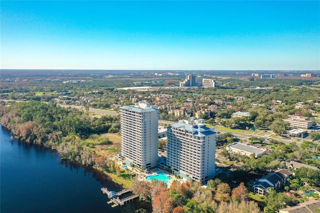 13427 Blue Heron Beach Dr Unit 1205, Orlando, FL 32821 - bird's eye view with a city view and a water view