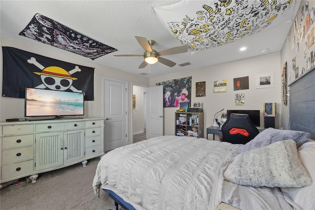 12048 Imaginary Way, Orlando, FL 32832 - bedroom with visible vents, carpet floors, and ceiling fan
