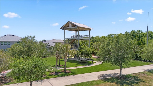 12048 Imaginary Way, Orlando, FL 32832 - view of home's community featuring a yard