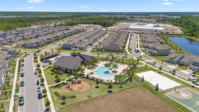 12048 Imaginary Way, Orlando, FL 32832 - birds eye view of property with a residential view and a water view