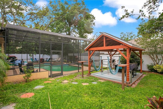 400 Shelby Ct, Apopka, FL 32712 - view of swimming pool with a gazebo