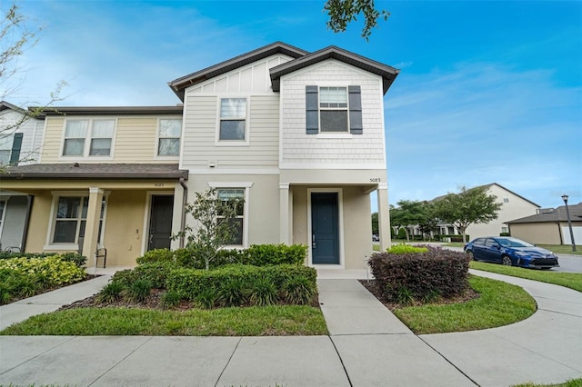 multi unit property with stucco siding