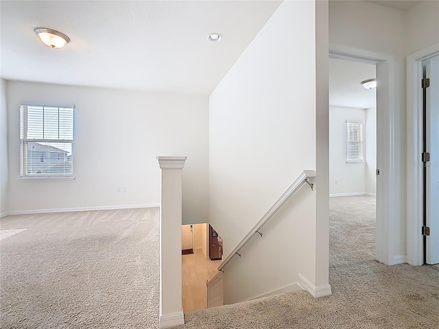 9432 Komika Ln, Winter Garden, FL 34787 - staircase with baseboards, a wealth of natural light, and carpet