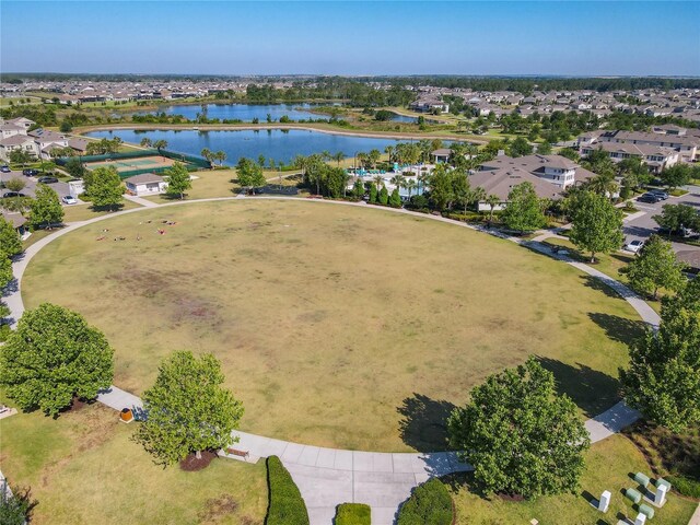 9432 Komika Ln, Winter Garden, FL 34787 - bird's eye view featuring a water view and a residential view