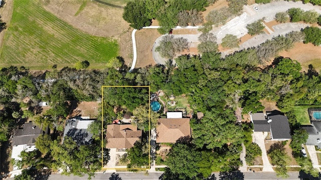 913 Red Fox Rd, Altamonte Springs, FL 32714 - aerial view of residential area featuring property parcel outlined