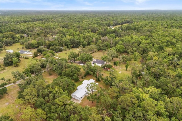 10809 Cedar Cove Dr, Thonotosassa, FL 33592 - drone / aerial view with a wooded view