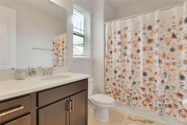 13241 Cormack Ln, Orlando, FL 32827 - full bath with toilet, shower / bath combination with curtain, and vanity