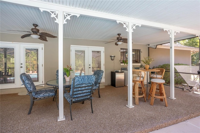 8 Trilby Br, Longwood, FL 32779 - sunroom / solarium with french doors and beam ceiling
