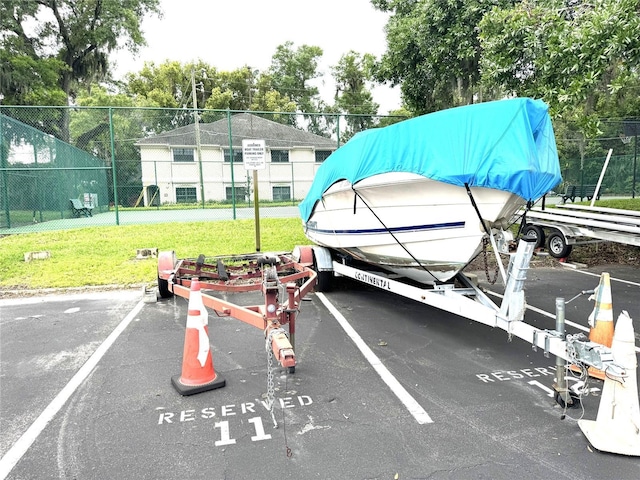 view of parking