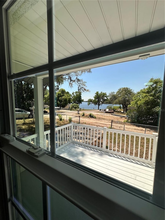 545 Brooks Ct, Polk City, FL 33868 - wooden terrace with a porch