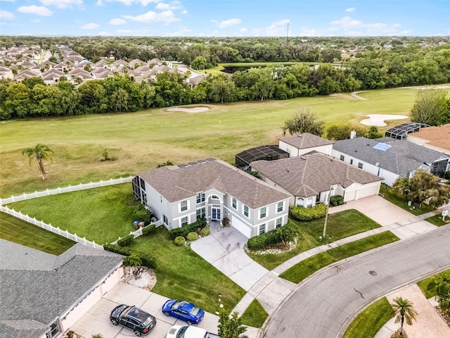 219 Strathmore Cir, Kissimmee, FL 34744 - bird's eye view featuring view of golf course and a residential view