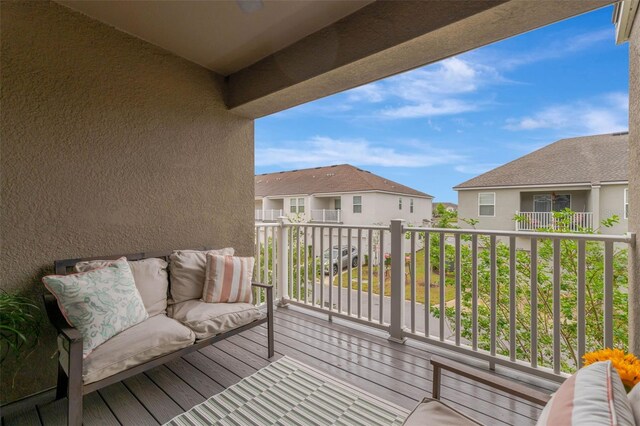 9433 Randal Park Blvd, Orlando, FL 32832 - balcony featuring a residential view and an outdoor hangout area