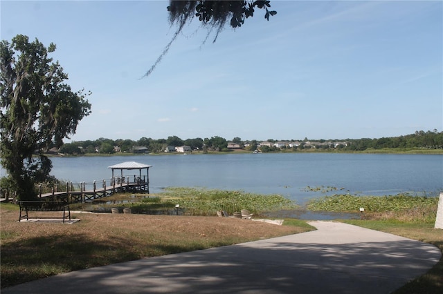 property view of water