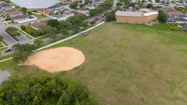 bird's eye view featuring a residential view