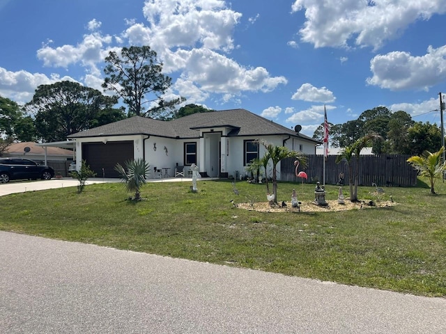 731 Triumph Dr, Sebring, FL 33872 - single story home featuring a garage, stucco siding, and concrete driveway