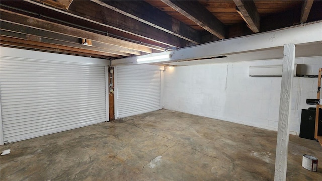 view of below grade area