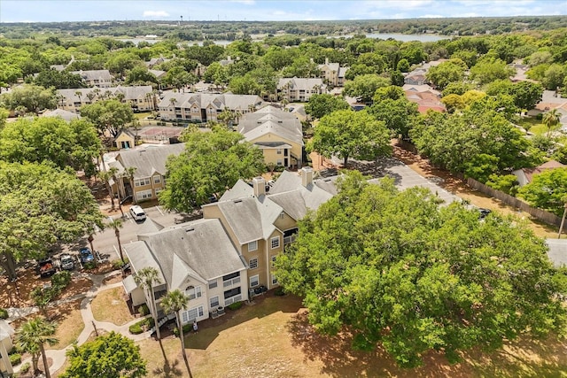 aerial view featuring a residential view