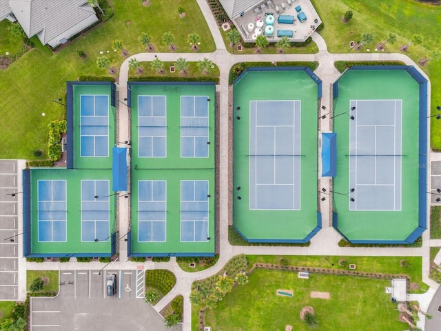 drone / aerial view