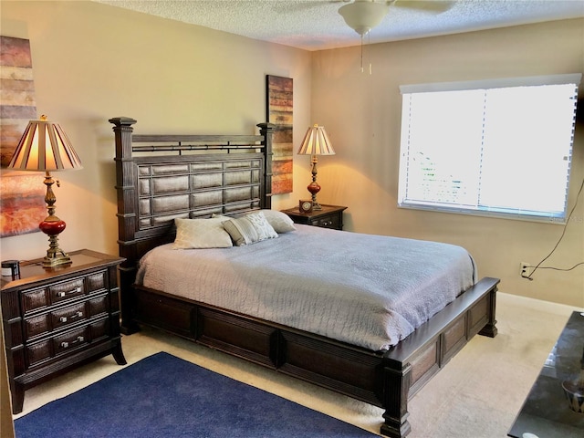 25806 Cockleshell Dr Unit 314, Bonita Springs, FL 34135 - carpeted bedroom with a textured ceiling