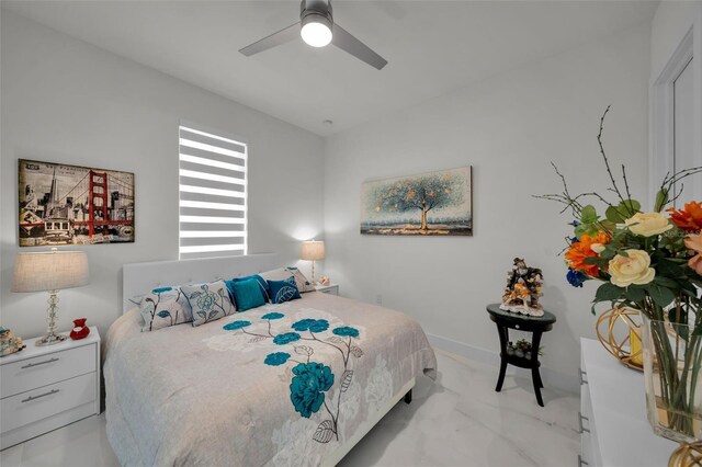 1214 Embers Pkwy W, Cape Coral, FL 33993 - bedroom with a ceiling fan