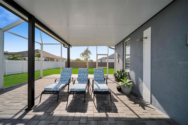 1214 Embers Pkwy W, Cape Coral, FL 33993 - unfurnished sunroom featuring a healthy amount of sunlight