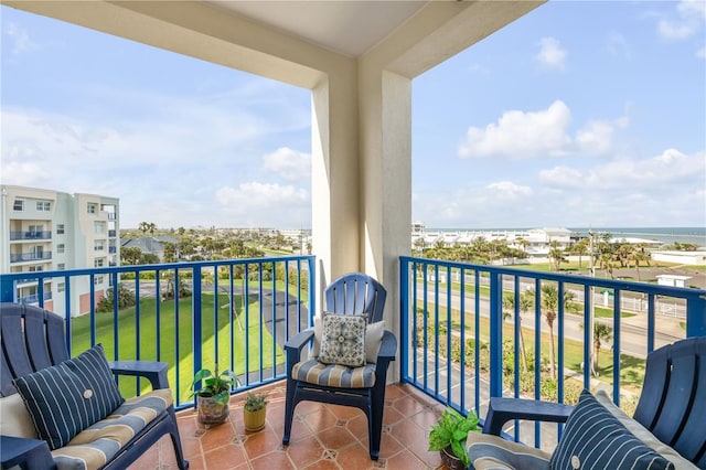 5300 S Atlantic Ave Unit 2-501, New Smyrna Beach, FL 32169 - balcony with a water view