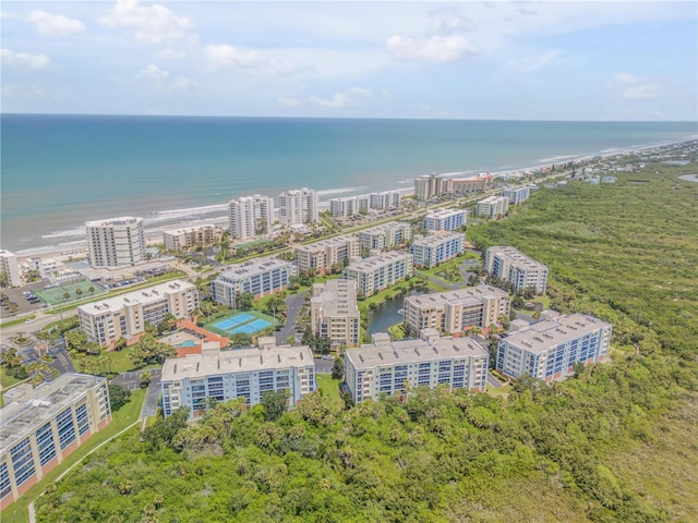 5300 S Atlantic Ave Unit 2-501, New Smyrna Beach, FL 32169 - bird's eye view featuring a water view and a view of city